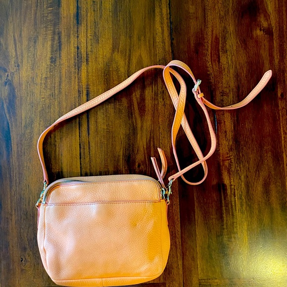 Fossil leather small crossbody Coral - Picture 4 of 9